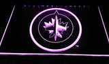 Winnipeg Jets (3) LED Neon Sign USB - Purple - TheLedHeroes