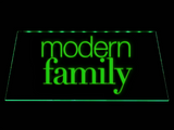 FREE Modern Family LED Sign - Green - TheLedHeroes
