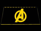 FREE Avengers LED Sign - Yellow - TheLedHeroes