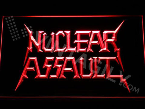 Nuclear Assault LED Sign - Red - TheLedHeroes