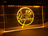 New York Yankees LED Neon Sign USB - Yellow - TheLedHeroes