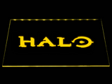 FREE Halo LED Sign - Yellow - TheLedHeroes
