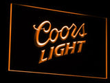 Coors Light Logo LED Neon Sign USB - Orange - TheLedHeroes