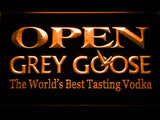 FREE Grey Goose Open LED Sign - Orange - TheLedHeroes