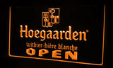 Hoegaarden Open LED Neon Sign Electrical - Orange - TheLedHeroes