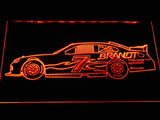Justin Allgaier 2 LED Neon Sign Electrical - Orange - TheLedHeroes