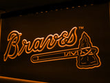FREE Atlanta Braves LED Sign - Orange - TheLedHeroes