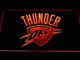 FREE Oklahoma City Thunder LED Sign - Orange - TheLedHeroes