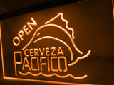 FREE Cerveza Pacifico Open LED Sign - Orange - TheLedHeroes