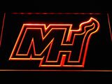 Miami Heat 2 LED Sign - Orange - TheLedHeroes