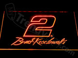 Brad Keselowski 2 LED Sign - Orange - TheLedHeroes