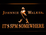 Johnnie Walker It's 5pm Somewhere LED Neon Sign USB -  - TheLedHeroes