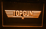 Top Gun Movie Logo Bar Decor LED Neon Sign Electrical - Orange - TheLedHeroes
