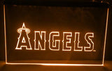 Los Angeles Angels LED Neon Sign USB - Orange - TheLedHeroes