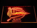 FREE Deportivo Alavés LED Sign - Orange - TheLedHeroes
