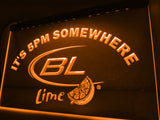 FREE Bud Light Lime It's 5pm Somewhere LED Sign - Orange - TheLedHeroes