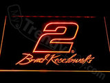 Brad Keselowski 2 LED Neon Sign Electrical - Orange - TheLedHeroes