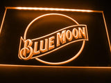 Blue Moon LED Neon Sign USB - Orange - TheLedHeroes