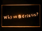 The Joker Why so serious LED Neon Sign Electrical - Orange - TheLedHeroes