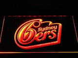 Sydney Sixers LED Neon Sign Electrical - Orange - TheLedHeroes