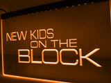 FREE New Kids On the Block LED Sign - Orange - TheLedHeroes