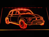 Fiat 500 LED Sign - Orange - TheLedHeroes