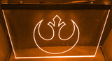 FREE Star Wars Rebel Alliance LED Sign - Orange - TheLedHeroes