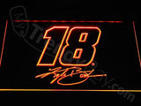 Kyle Busch LED Neon Sign USB - Orange - TheLedHeroes