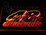 Jimmie Johnson LED Neon Sign USB - Orange - TheLedHeroes