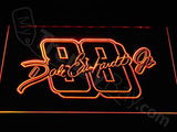 Dale Earnhardt Jr. LED Neon Sign USB - Orange - TheLedHeroes