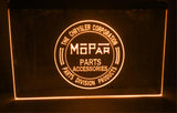 Mopar (2) LED Neon Sign Electrical - Orange - TheLedHeroes