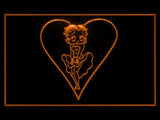 Betty Boop 2 LED Neon Sign Electrical - Orange - TheLedHeroes