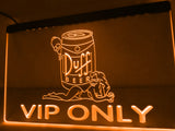 FREE Duff VIP Only (2) LED Sign - Orange - TheLedHeroes