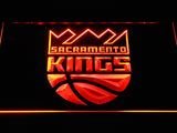 Sacramento Kings 2 LED Neon Sign USB - Orange - TheLedHeroes