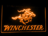 Winchester Firearms Gun Logo LED Neon Sign Electrical - Orange - TheLedHeroes