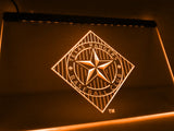 Texas Rangers (7) LED Neon Sign USB - Orange - TheLedHeroes