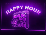 FREE Rolling Rock Happy Hour LED Sign - Purple - TheLedHeroes