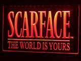 FREE Scarface The World is Yours LED Sign - Orange - TheLedHeroes
