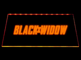Black Widow LED Neon Sign Electrical - Orange - TheLedHeroes
