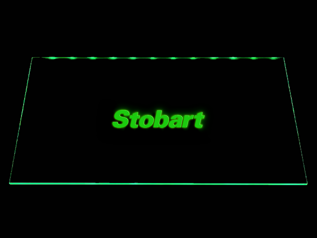 Stobart LED Neon Sign Electrical - Green - TheLedHeroes