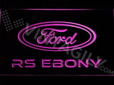 Ford RS Ebony LED Neon Sign Electrical - Purple - TheLedHeroes