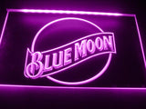 Blue Moon LED Neon Sign USB - Purple - TheLedHeroes