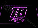 Kyle Busch LED Neon Sign USB - Purple - TheLedHeroes