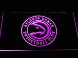 Atlanta Hawks 2 LED Sign - Purple - TheLedHeroes