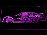 Justin Allgaier 2 LED Neon Sign Electrical - Purple - TheLedHeroes