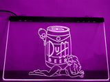 Duff (2) LED Neon Sign Electrical - Purple - TheLedHeroes