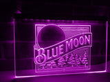 Blue Moon (2) LED Neon Sign Electrical - Purple - TheLedHeroes