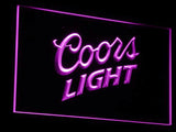 Coors Light Logo LED Neon Sign USB - Purple - TheLedHeroes
