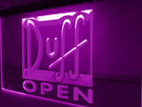 FREE Duff Open LED Sign - Purple - TheLedHeroes