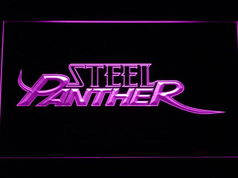 Steel Panther LED Neon Sign Electrical - Purple - TheLedHeroes